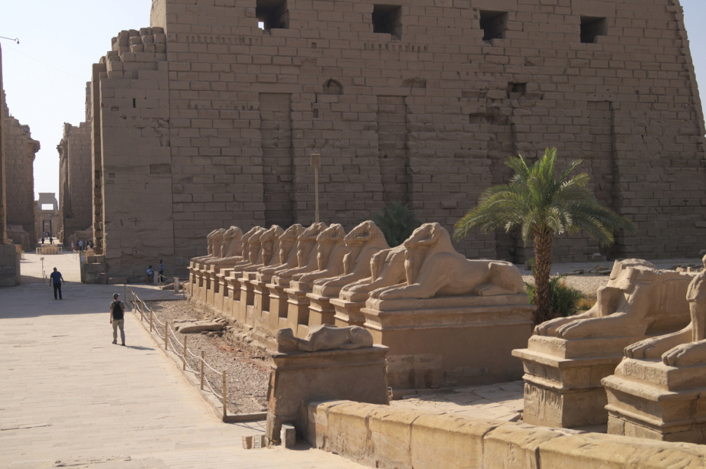Karnak mit Luxor-Tempel