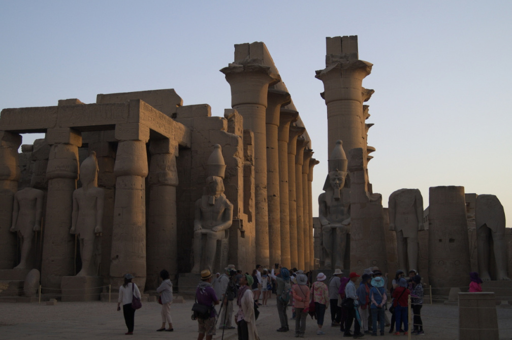 Karnak mit Luxor-Tempel