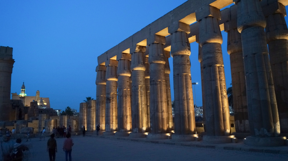 Karnak mit Luxor-Tempel